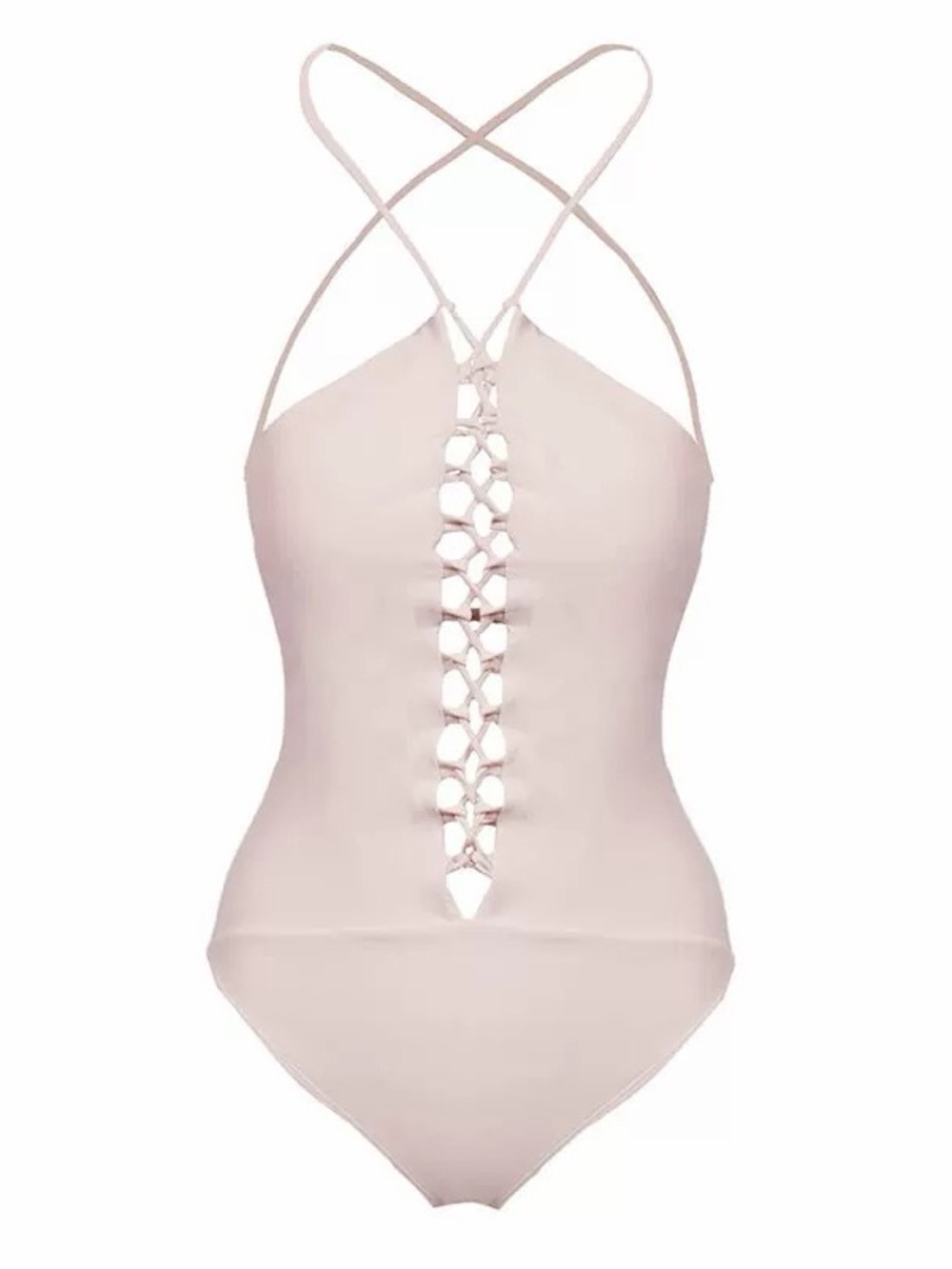 One-Piece Swimsuit in Beige